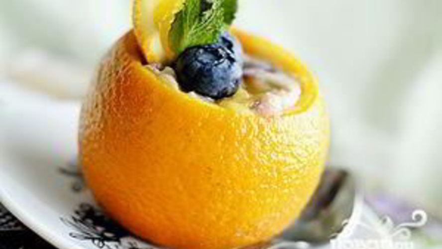 Рецепт апельсиново-голубичное суфле