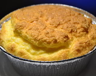 Белая рыба в суфле из сыра