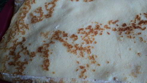 блинный террин с ягодно-сливочным суфле