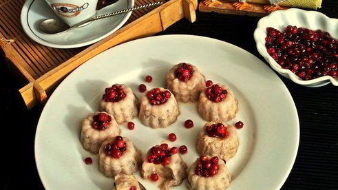 быстрое суфле с бананом