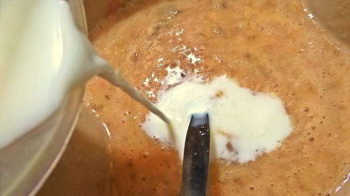 быстрое суфле с бананом