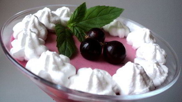 Рецепт Черносмородиновое суфле