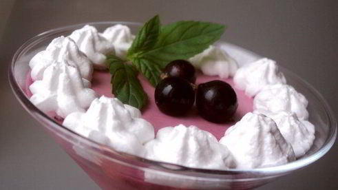 черносмородиновое суфле