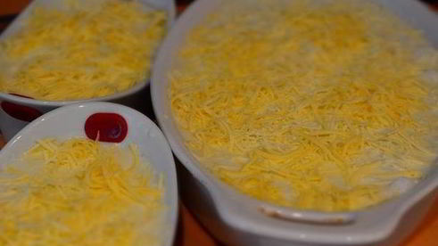 кабачковое суфле под сырной шапкой