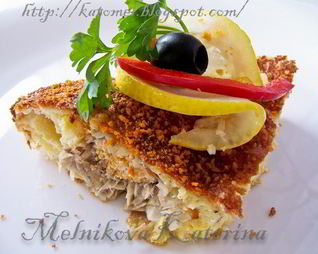 Камбала под сырным суфле по-французски