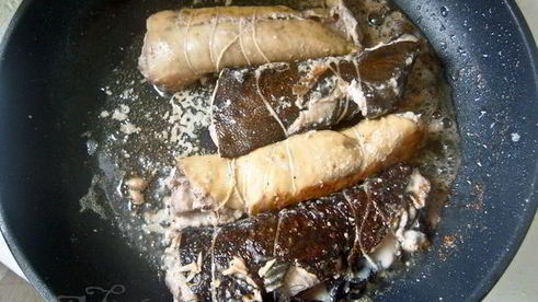 камбала под сырным суфле по-французски