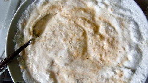 камбала под сырным суфле по-французски