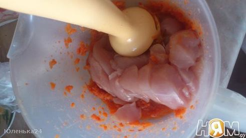 куриное суфле розовое