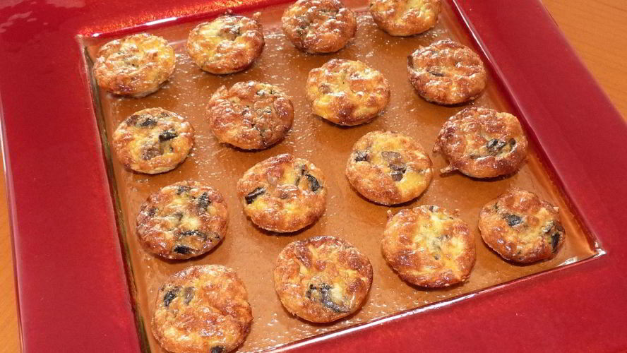 Рецепт мини-суфле из шампиньонов