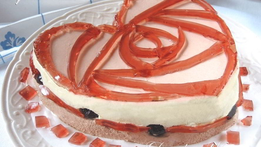 Рецепт нежный торт-суфле с вишней