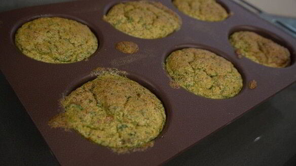 Рецепт Овощное суфле с беконом