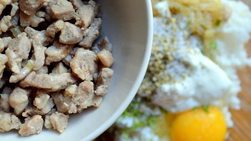 рисовое суфле с мясом