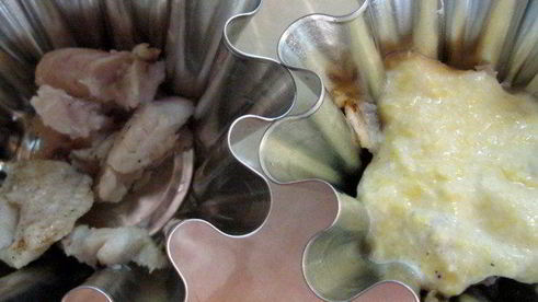 рыба в сырном суфле