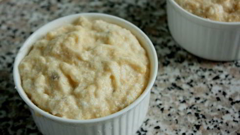 рыбное суфле с горчичным соусом