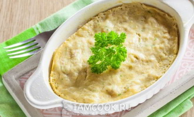Рыбное суфле в микроволновке