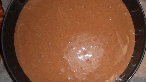 шоколадный кухэ с нежнейшим вишневым кремовым суфле