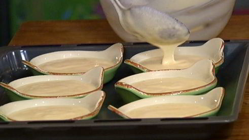 сливочное суфле с красной икрой