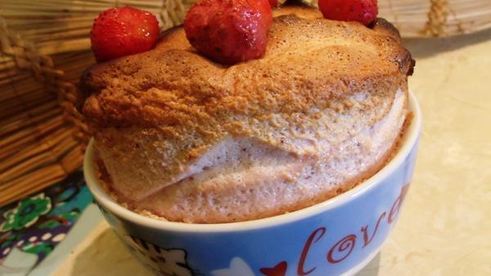 суфле из клубники