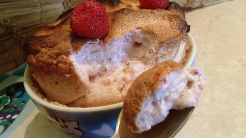 суфле из клубники