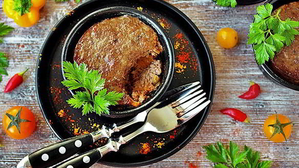 Рецепт Суфле из куриной печени с болгарским перцем