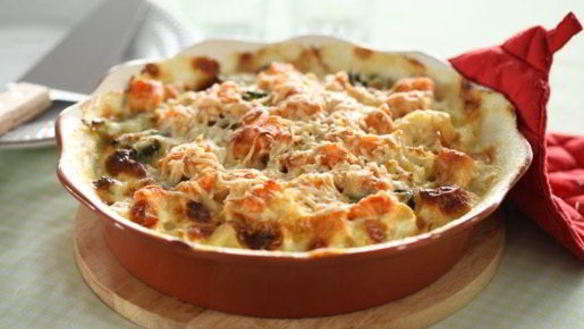 Рецепт Суфле из курицы с цветной капустой