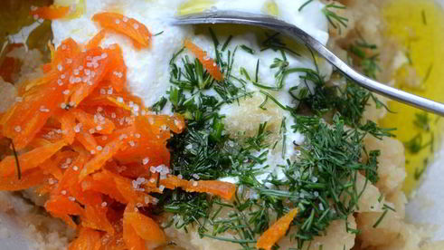 суфле из сельдерея с курагой