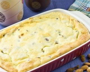 Суфле из яблок с манной крупой