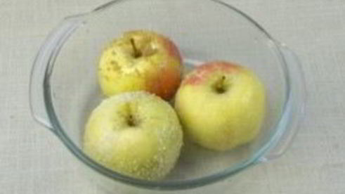 суфле из яблок с манной крупой