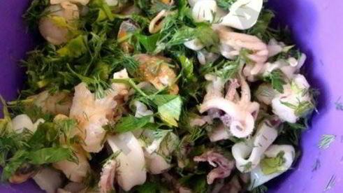 суфле морской коктейль