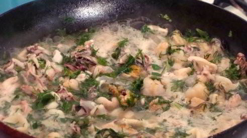 суфле морской коктейль