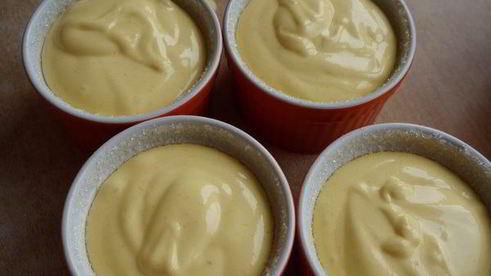 суфле с белым шоколадом