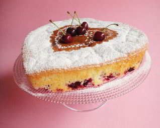 Суфле с вишнями