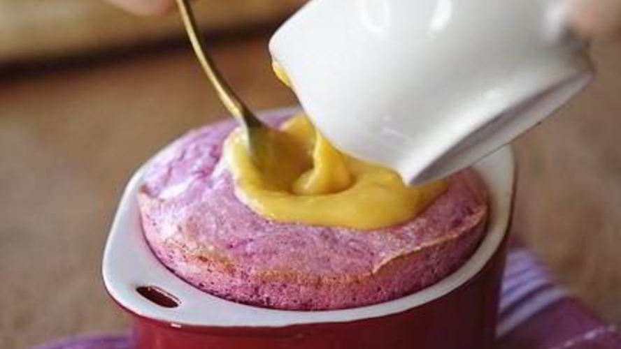 Рецепт свекольное суфле с апельсиновым курдом