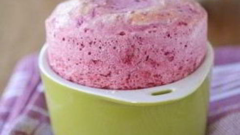 свекольное суфле с апельсиновым курдом