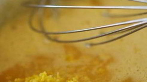 свекольное суфле с апельсиновым курдом