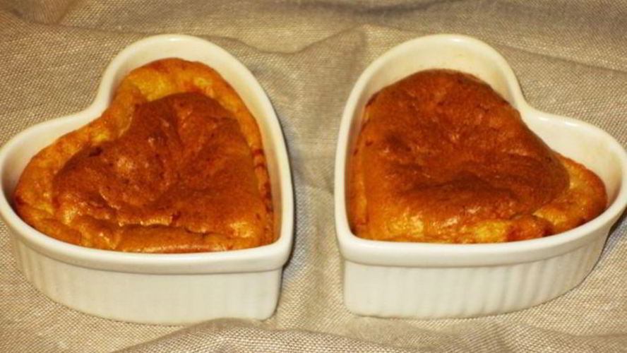 Рецепт сырное суфле горячие сердца