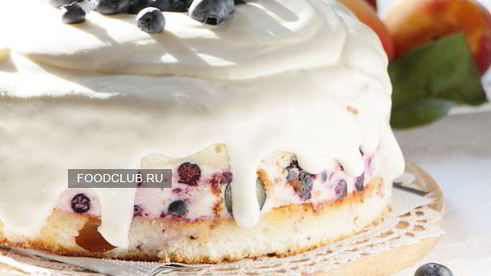 торт-суфле с ягодами