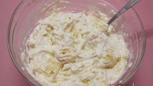 творожно-яблочное суфле