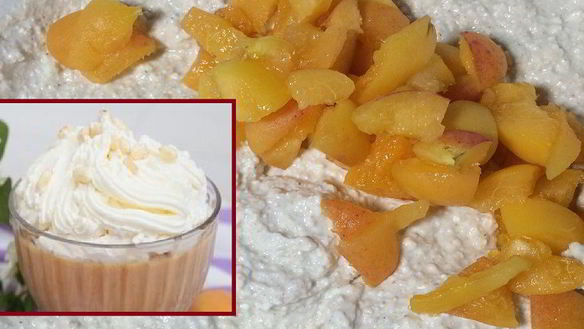 Рецепт Творожное суфле с абрикосами