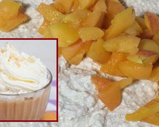 Творожное суфле с абрикосами