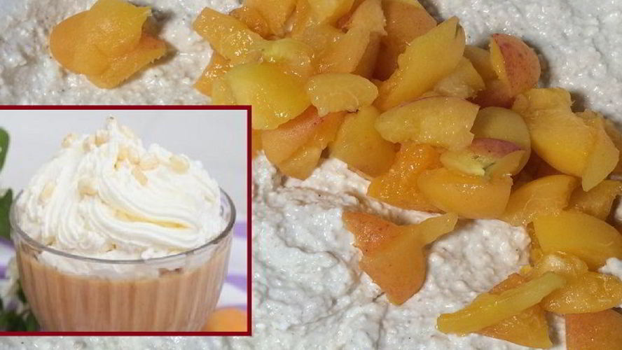 Рецепт творожное суфле с абрикосами