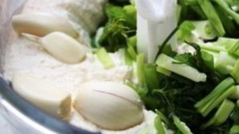 творожное суфле с зеленой фасолью