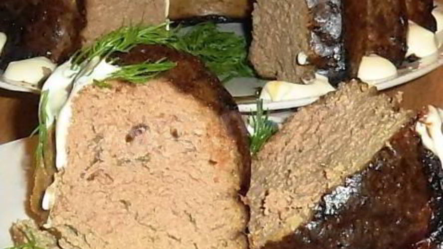 Рецепт запеченное печеночное свиное суфле на молоке