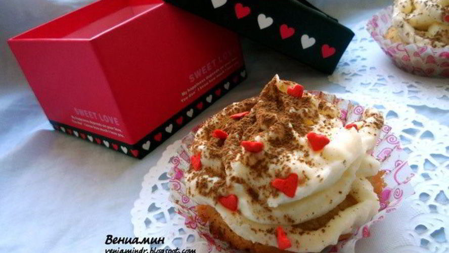 Рецепт капкейки тирамису