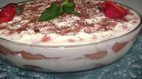 клубничное тирамису