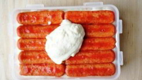 клубничный тирамису