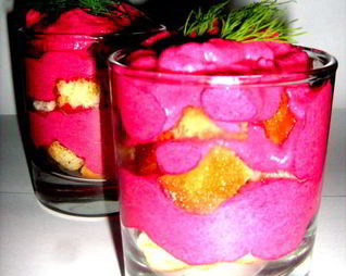 Свекольный тирамису