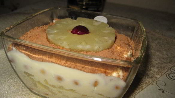 Рецепт Тирамису Ананасов в шампанскома