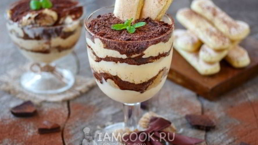 Рецепт тирамису без маскарпоне