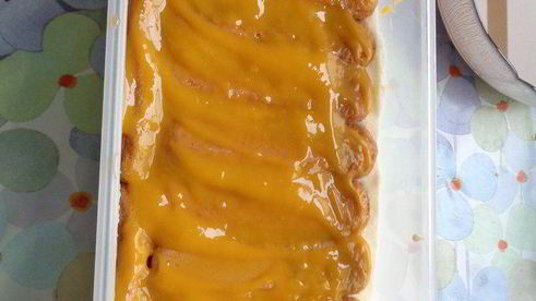 тирамису манго-шоколад